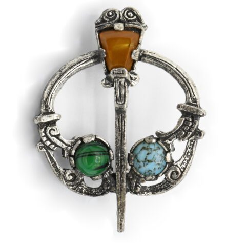 Sterling Silver Celtic Penannular Brooch