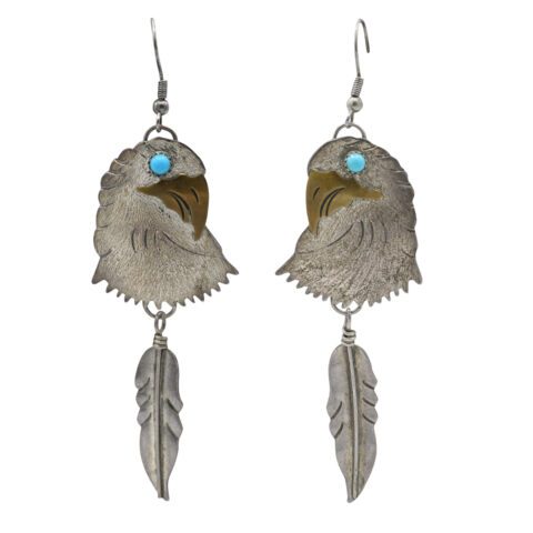 Sterling Silver & Turquoise Dangle Earrings