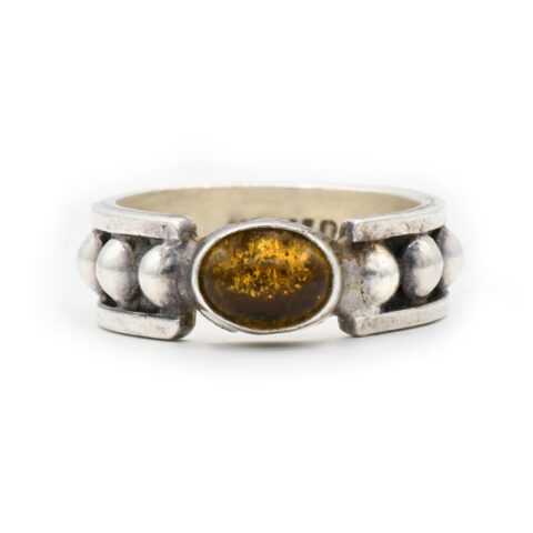 Sterling Silver & Citrine Ring