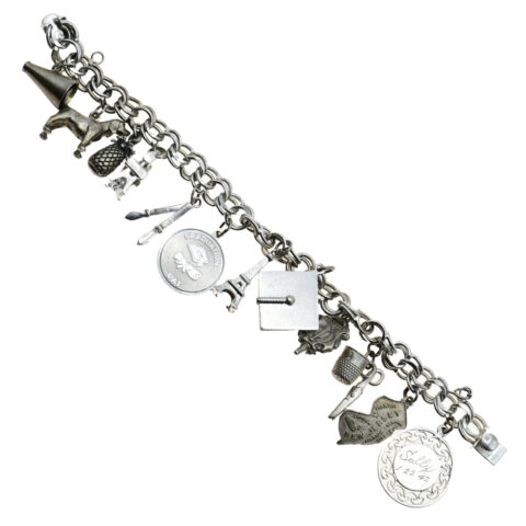 Sterling Silver Charm Bracelet