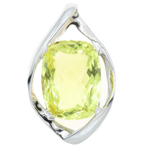 Sterling Silver & Peridot Pendant