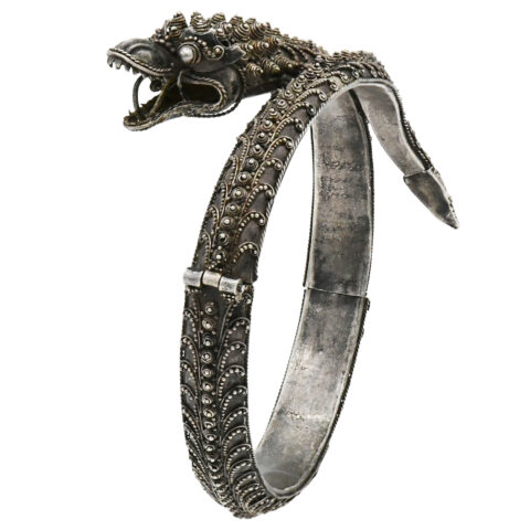 Sterling Silver Dragon Bracelet