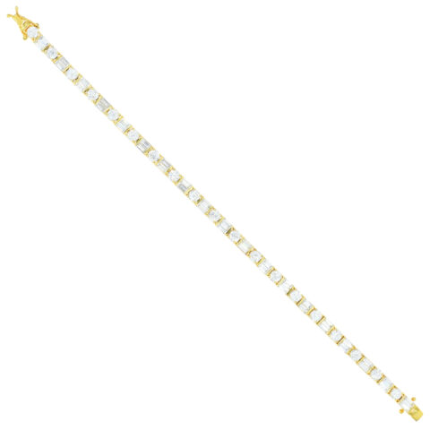 Gold Vermeil & CZ Tennis Bracelet