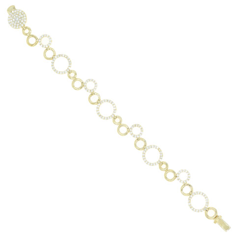 Gold Vermeil & CZ Bracelet
