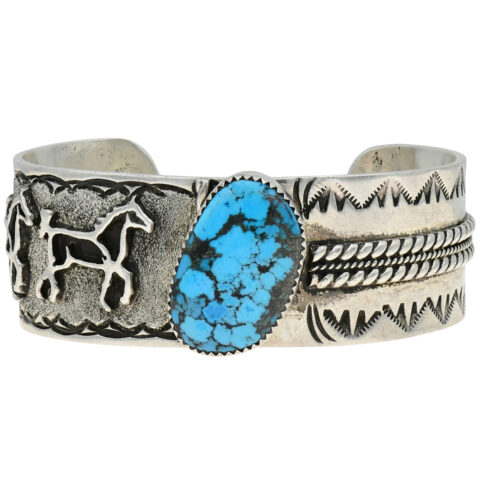 Sterling Silver & Turquoise Cuff Bracelet