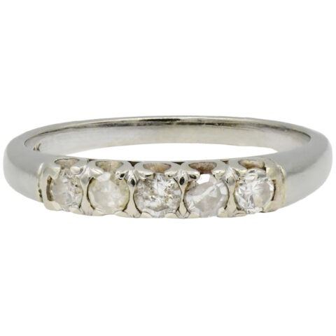 18K White Gold & Diamond Ring