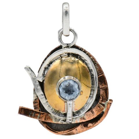 Sterling Silver & Aquamarine Pendant