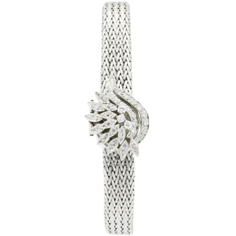 Ebel 14K White Gold & Diamond Bracelet Watch