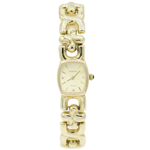 Geneva 14K Yellow Gold Wristwatch