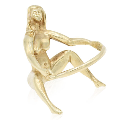 10K Yellow Gold Erotic Ring