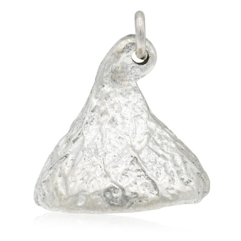 Sterling Silver Hershey Kiss Pendant