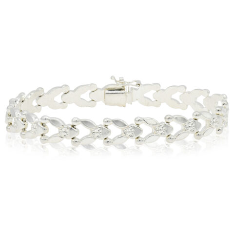 Sterling Silver Italian Link Bracelet