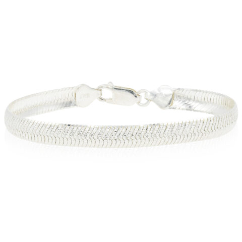 Sterling Silver Diamond Cut Italian Bracelet