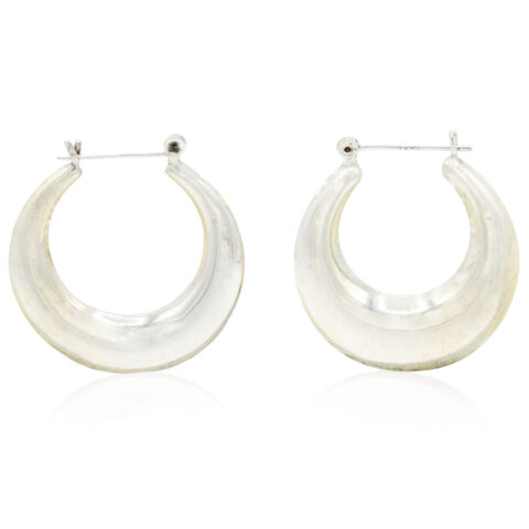 FC Sterling Silver Hoop Earrings