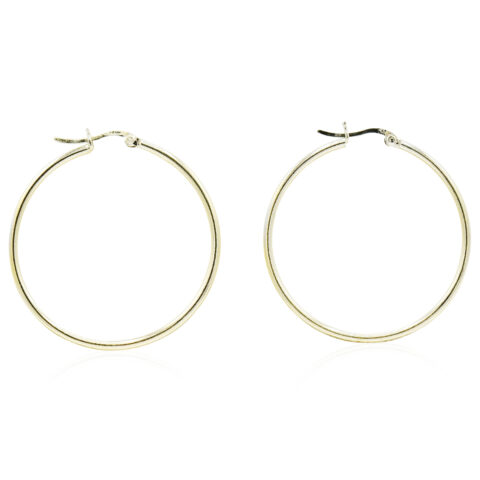 Gold Vermeil Hoop Earrings