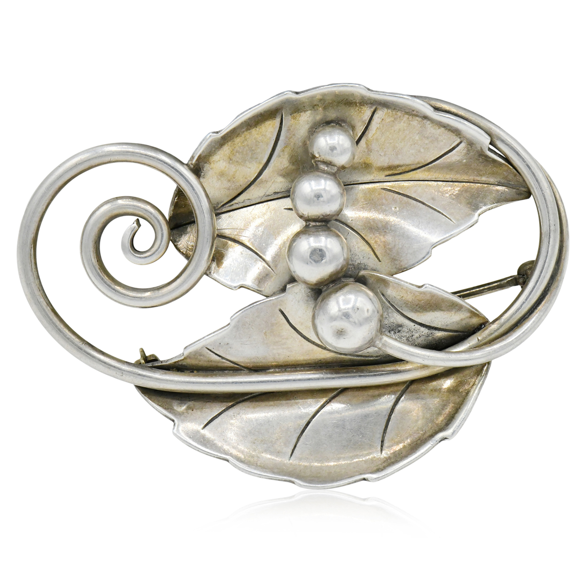 Alphonse La Paglia Sterling Silver Brooch